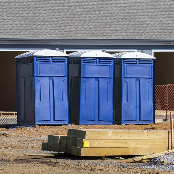 is there a specific order in which to place multiple porta potties in Cason TX